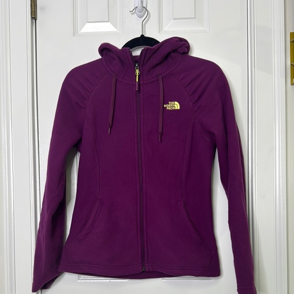 The North Face Tops - The North Face Purple Hoodie with Zipper and Hood